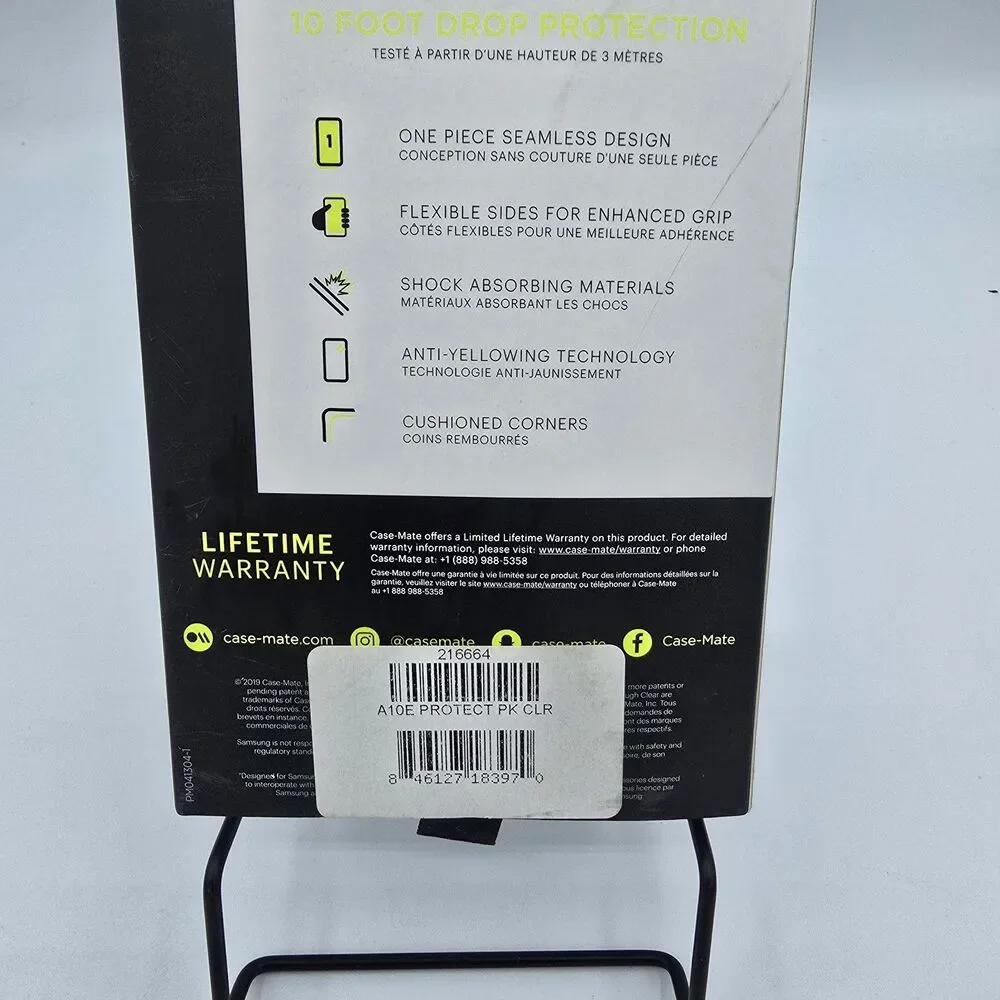 Samsung Galaxy A10e Case Mate Protection Pack, New Clear